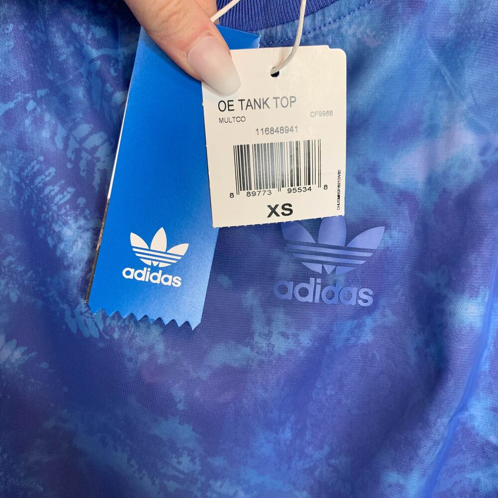 NWT ADIDAS OE Ocean Elements tank top activewear athleisure blue 2775 - Picture 6 of 8
